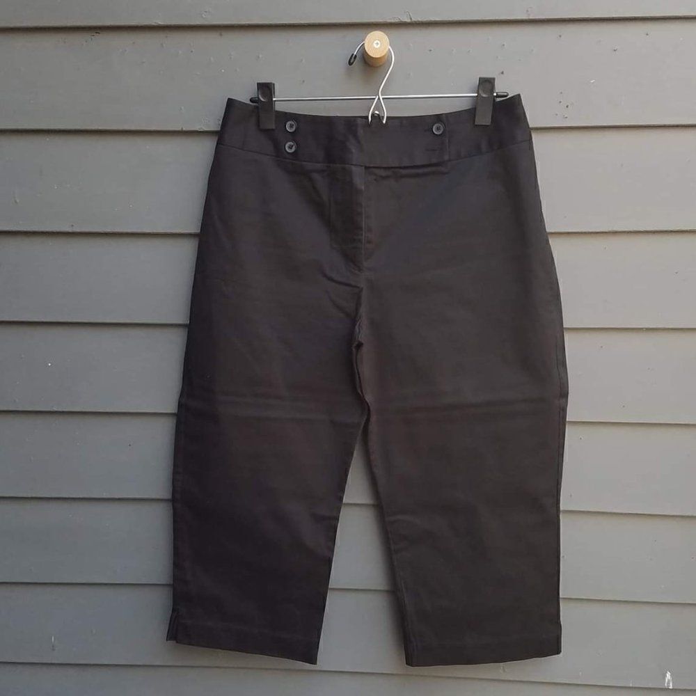 Ann Taylor vintage 90's Cropped Black Pants  - Size 8